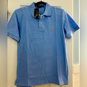 Brand new. Blue Ralph Lauren polo